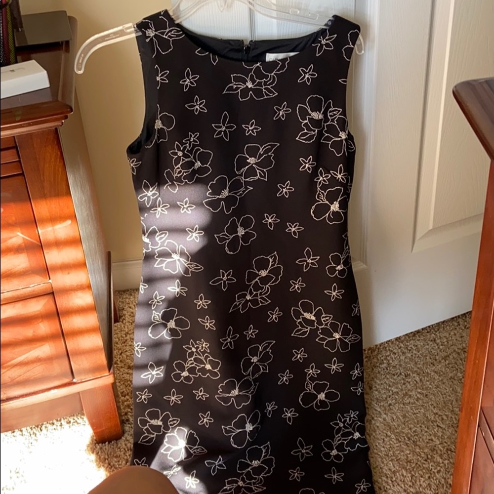 Black Floral Dress
